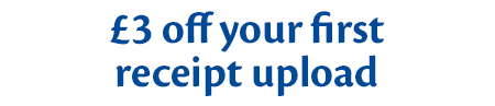 £3 off your first receipt upload